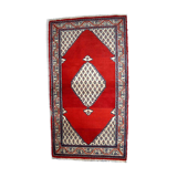 Vintage Indian Carpet Seraband handmade 91cm x 163cm 1970s, 1C757