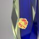 Vase Murano Sommerso bleu, Italie, années 1970