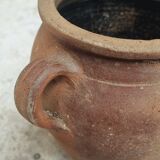 Antique French grespot confit pot