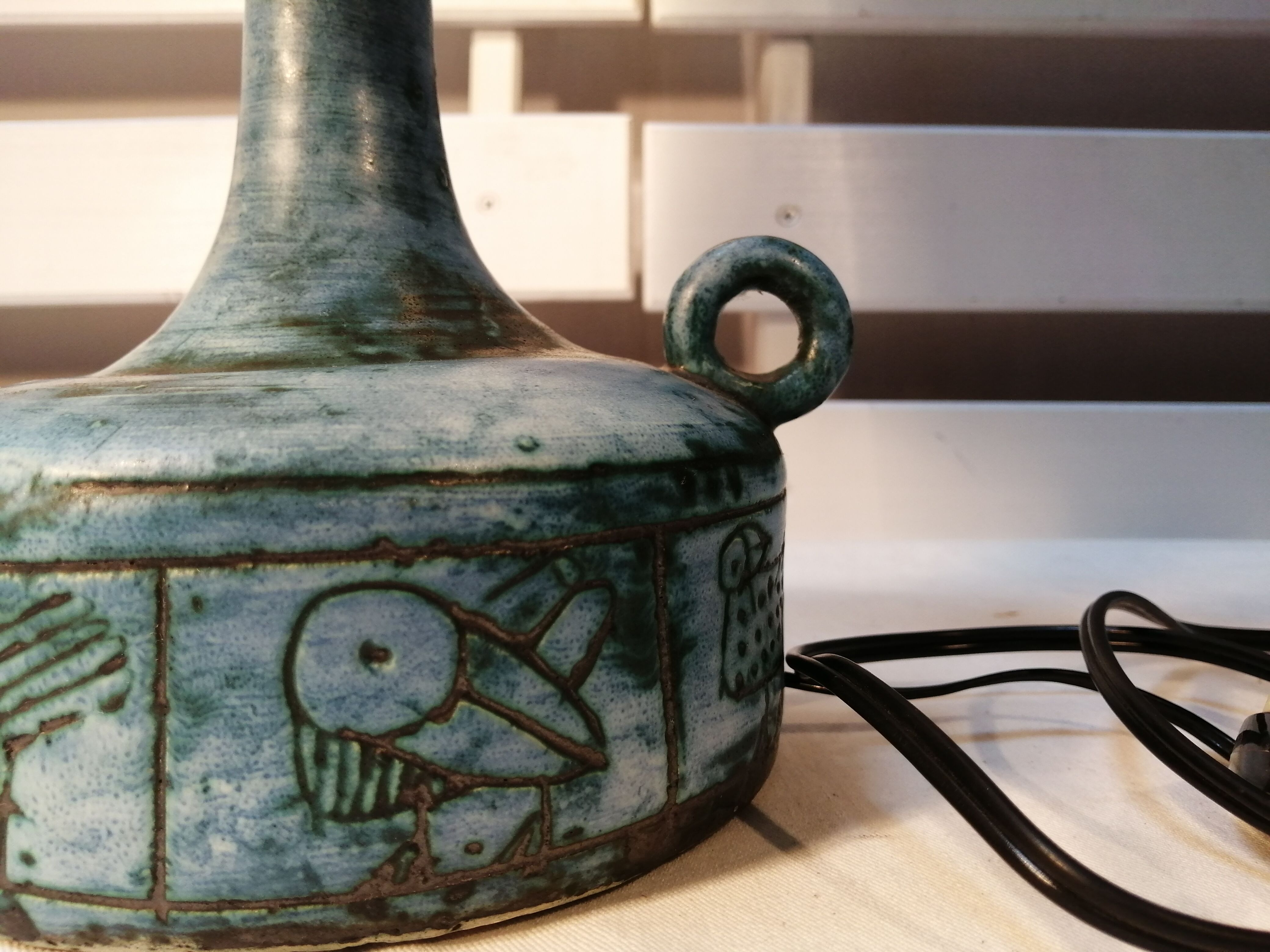 Jacques Blin ceramic table lamp 50/60