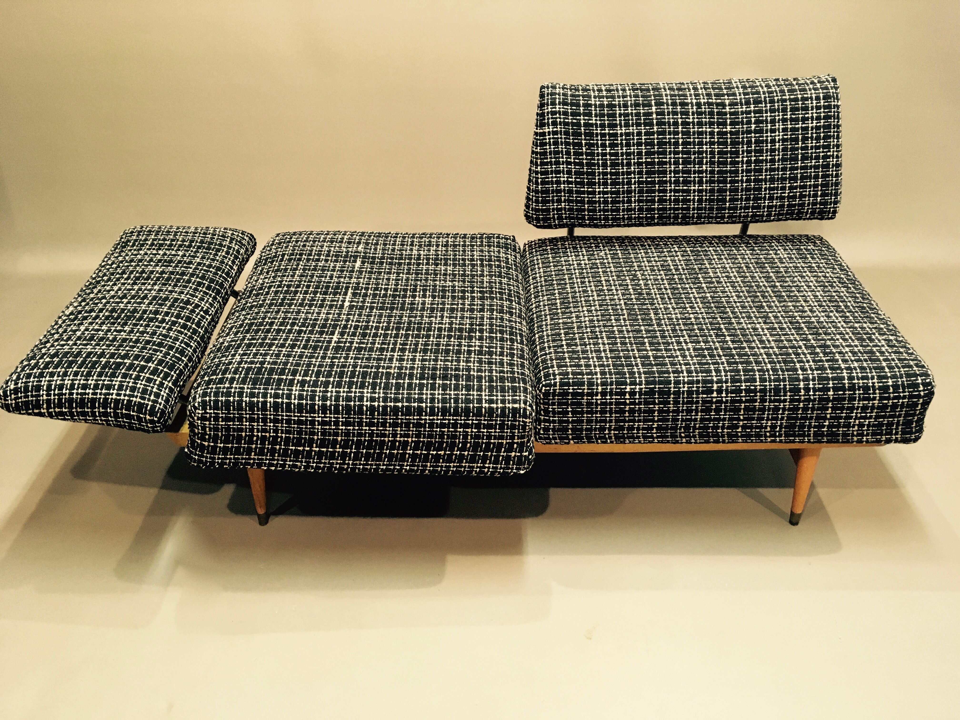 Sofa daybed modular 'design 1950'.