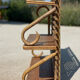 Vintage Rattan and Bamboo Wall Shelf – 1960s/70s
