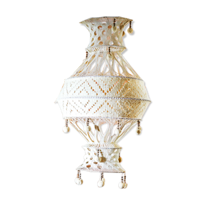 Lustre macramé années