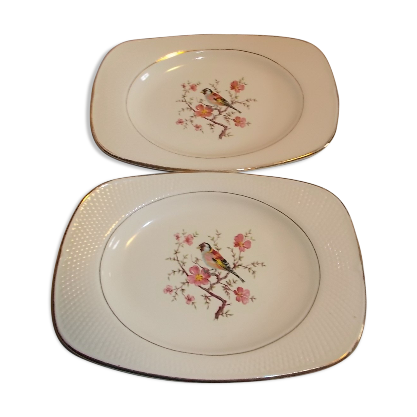 Two plates of salt dishes from France.
