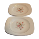 Two plates of salt dishes from France.