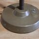 Vintage lamp brass and granite glass