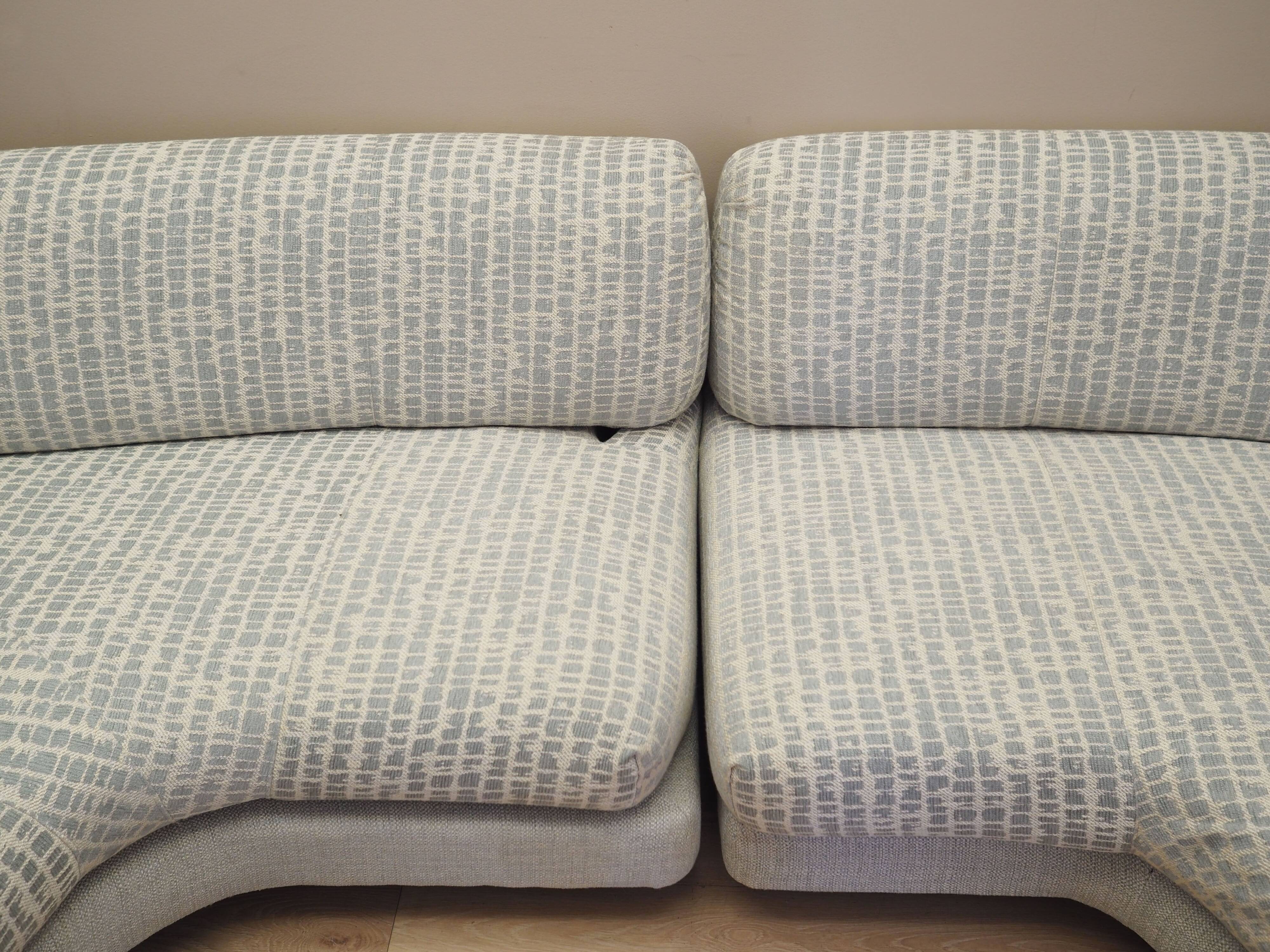 Modular corner sofa, Italian design, 1970s, production: Italy