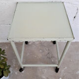 Desserte / Small roller-coaster / Plant Door / Side table / Sofa tip / Chevet / Vintage 1950 /