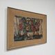 Modernist oil on canvas 'Flowers' by Branislava Modelska-Jovanovic