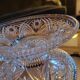 Cut glass cup from the 1950s–60s.