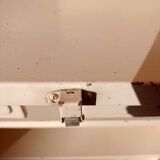 Two-door metal cabinet art deco