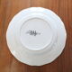 Pair of flat plates Sarreguemines decor Rouen