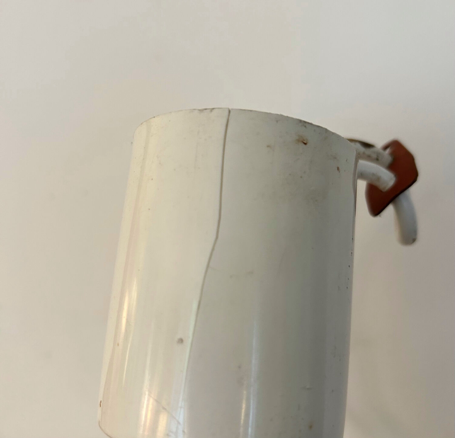 70s amber plastic chandelier