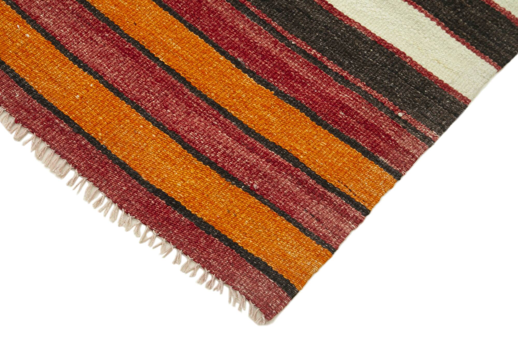 Turkish Handmade Vintage Anatolian Kilim 97 cm x 328 cm