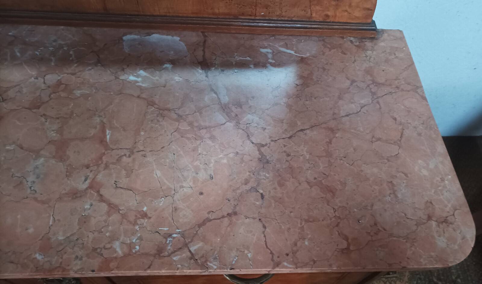 Art Deco walnut burl buffet