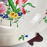 Set of 6 deep plates KG Lunéville "Réverbère"