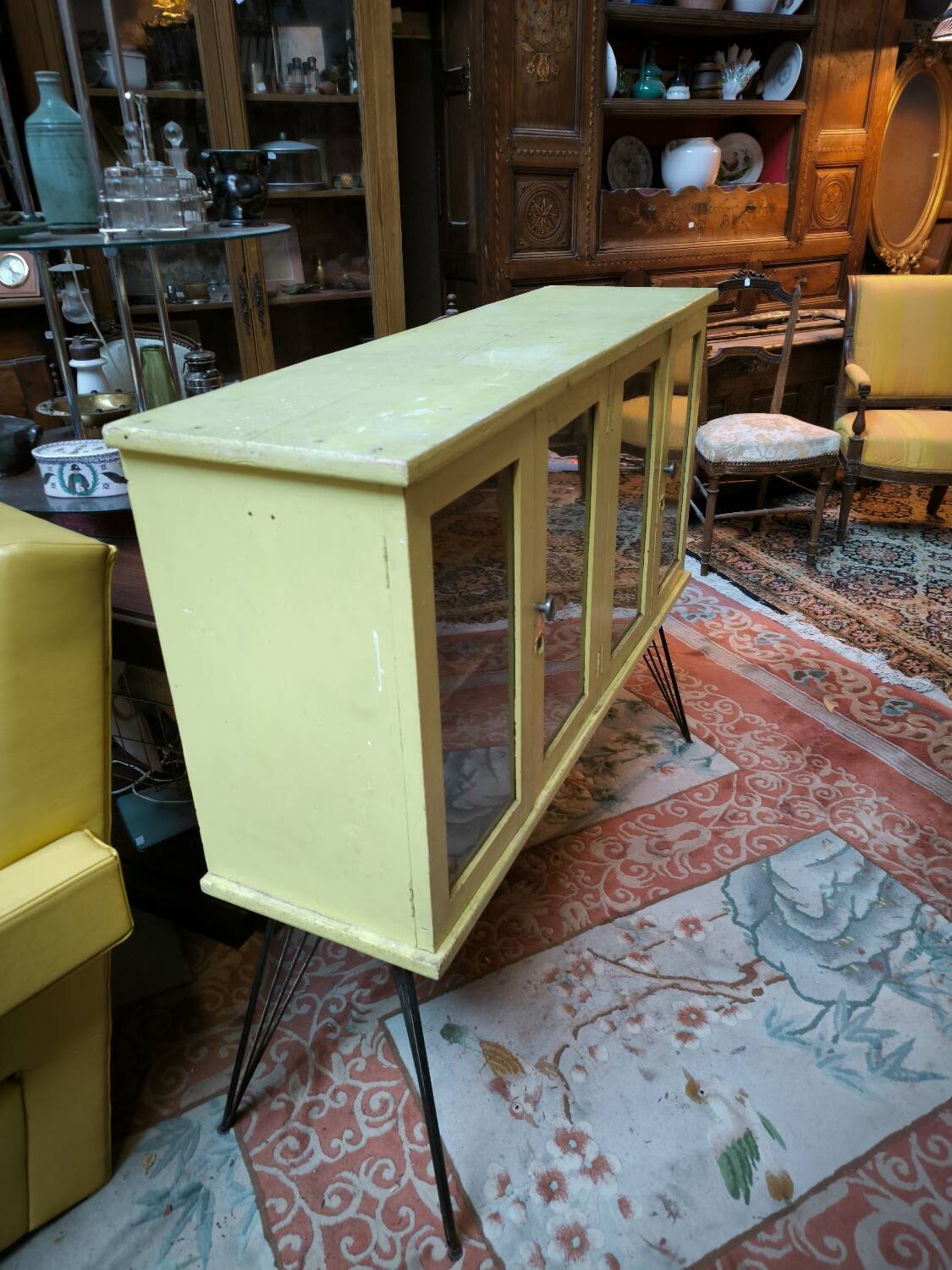 Small glass-fronted suite of rooms circa 1950