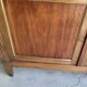 Display cabinet louis xvi style 2 doors in walnut