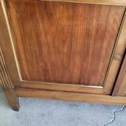 Display cabinet louis xvi style 2 doors in walnut