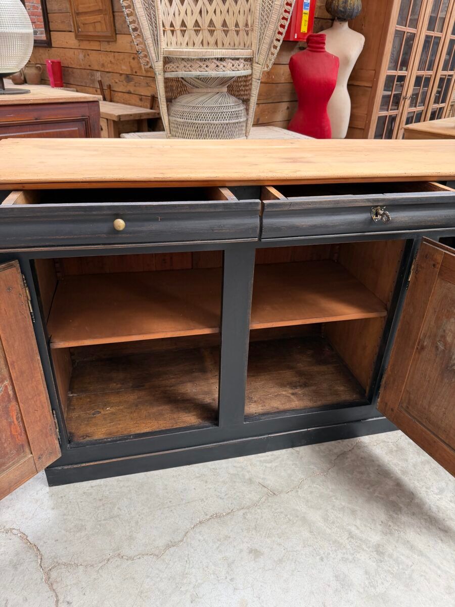 Cherry wood buffet from the late 19th century.