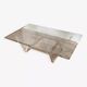 Table basse david lange. 1980. 130x80.