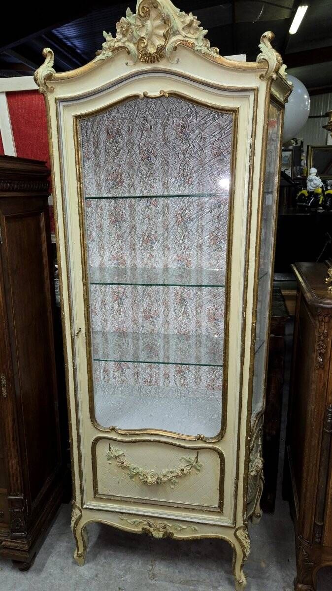 Louis XV style display cabinet
