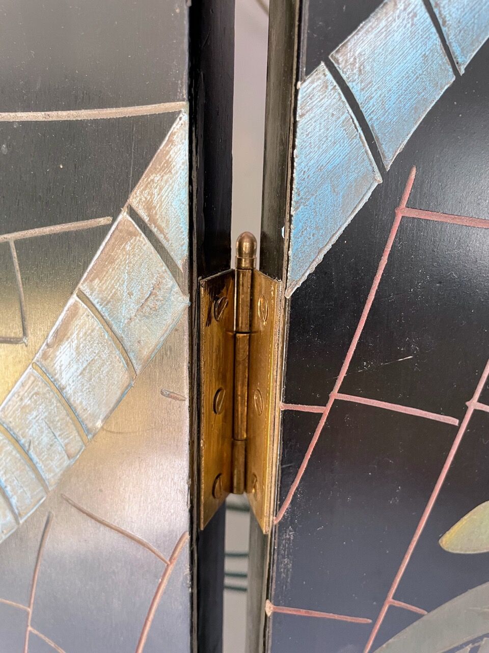 Coromandel style screen of the 60-70s