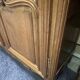 Pair of high-quality solid oak Norman wardrobes, "Cauchoise" model from the 1960s-1970s.