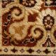 100% pure wool rug 170x230 cm