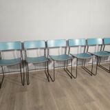 6 Sultana living room chairs by Arrben, Italy, 1970