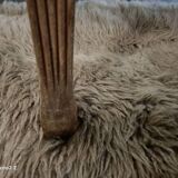 Ancien tabouret velours