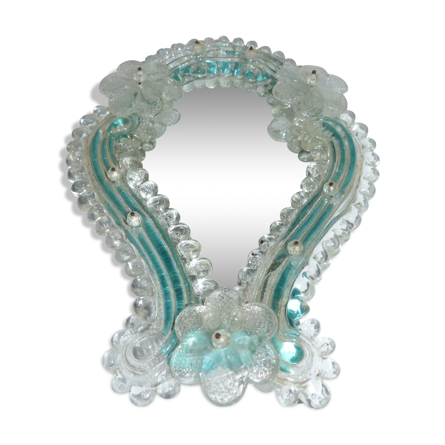 Miroir Murano en verre 18x23cm