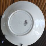 Old plate with geometric pattern Lunéville France