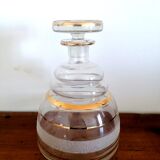Frosted glass liquor service 1950