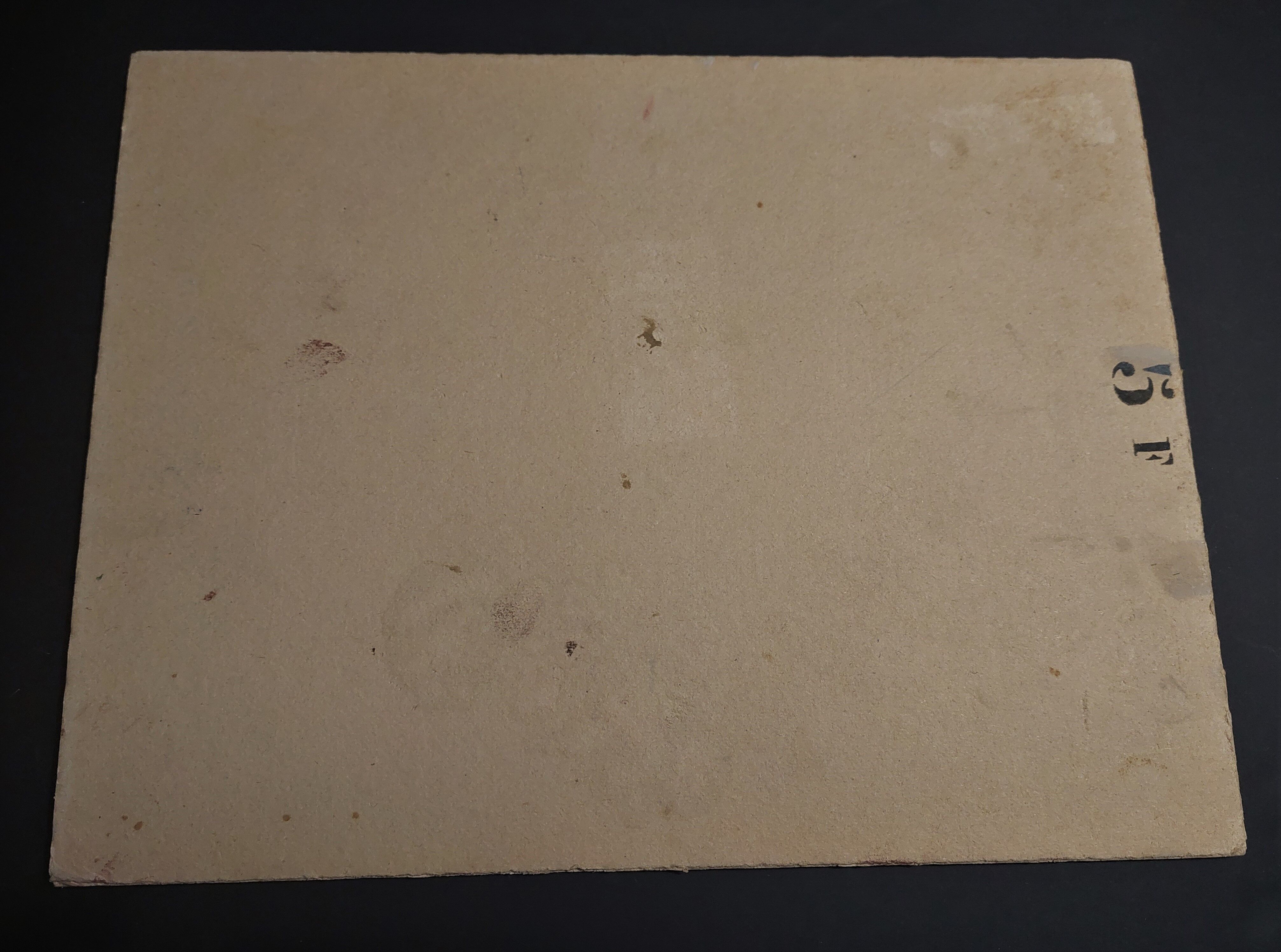 Painting oil on cardboard still life