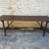 Folding brewery table