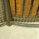 Large steel and wood counter bar