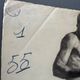 Academic nude charcoal drawing in Antique by Berger dit Lheureux Biloul