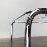 Nested glass tables Mid-century space age, 1960s, set of 2