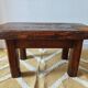 Brutalist coffee table made of solid wood – Handcrafted – 1960s-70s