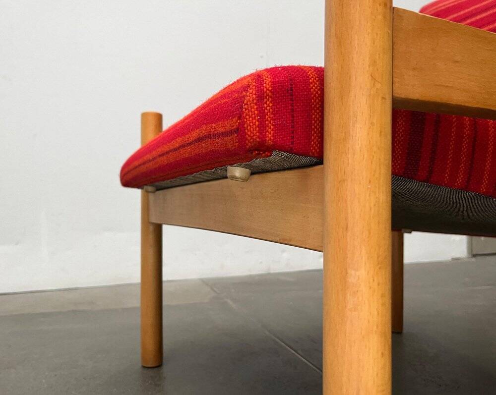 Mid-century Danish height-adjustable armchair, 1960s
