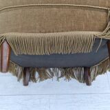 1970s, Danish design, velour chair, original condition, beech wood