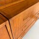 Antique 1950s vintage designer oak modular sideboard