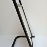 Vintage patinated metal shoe mirror