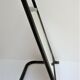 Vintage patinated metal shoe mirror