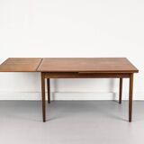 Danish Extendable Teak Dining Table by Ansager Møbler, 1960s