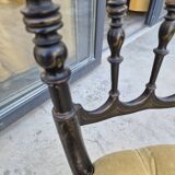 Napoleon III chair in blackened wood, 19th century