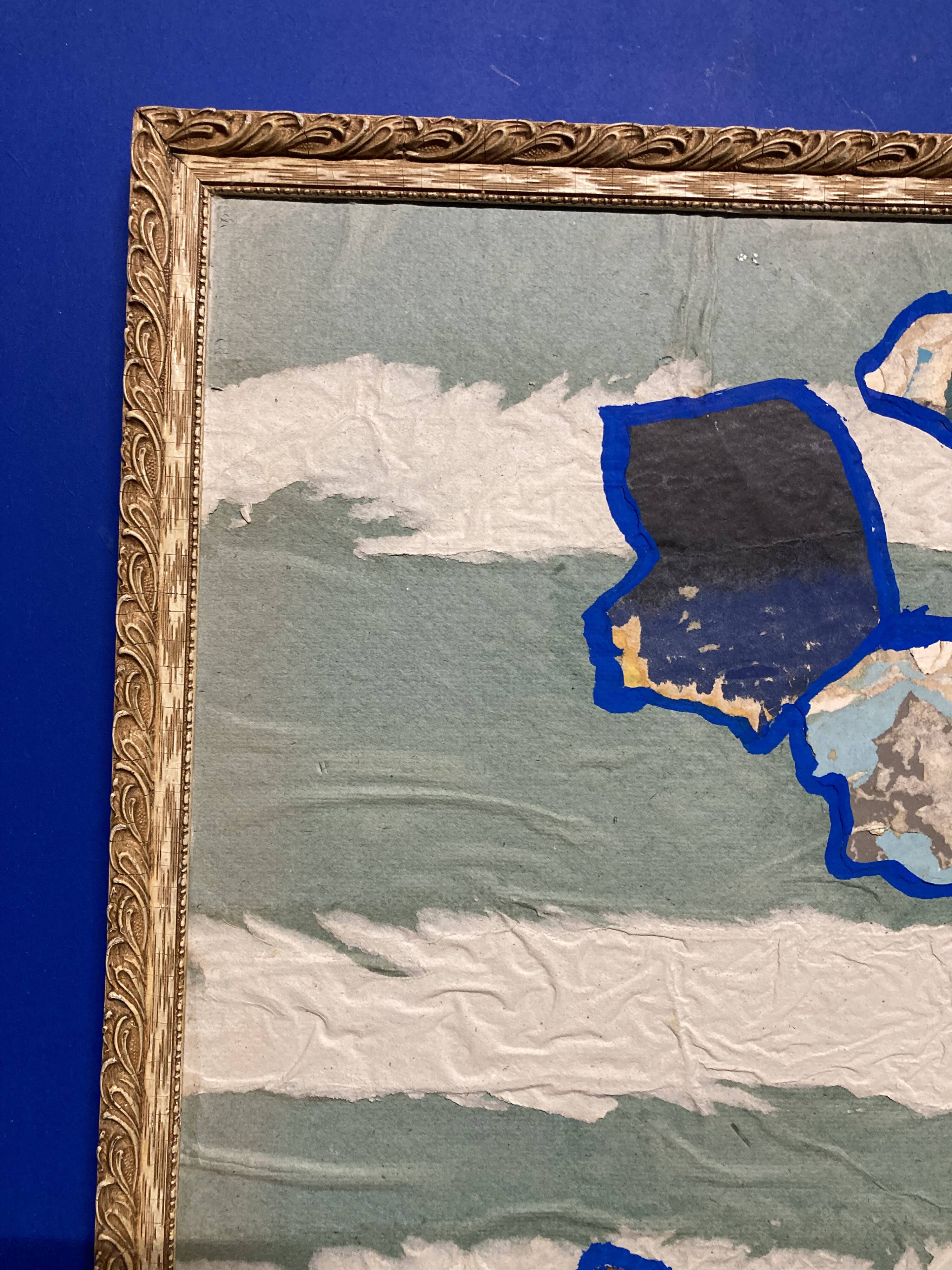 Borkin (born 1932), Constellation, Paper Collage, 1994