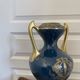 Antique large empire vase blue & gold jaguet pinon 40cm 2.6kg