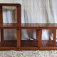 Solid wood shelf from the 70s